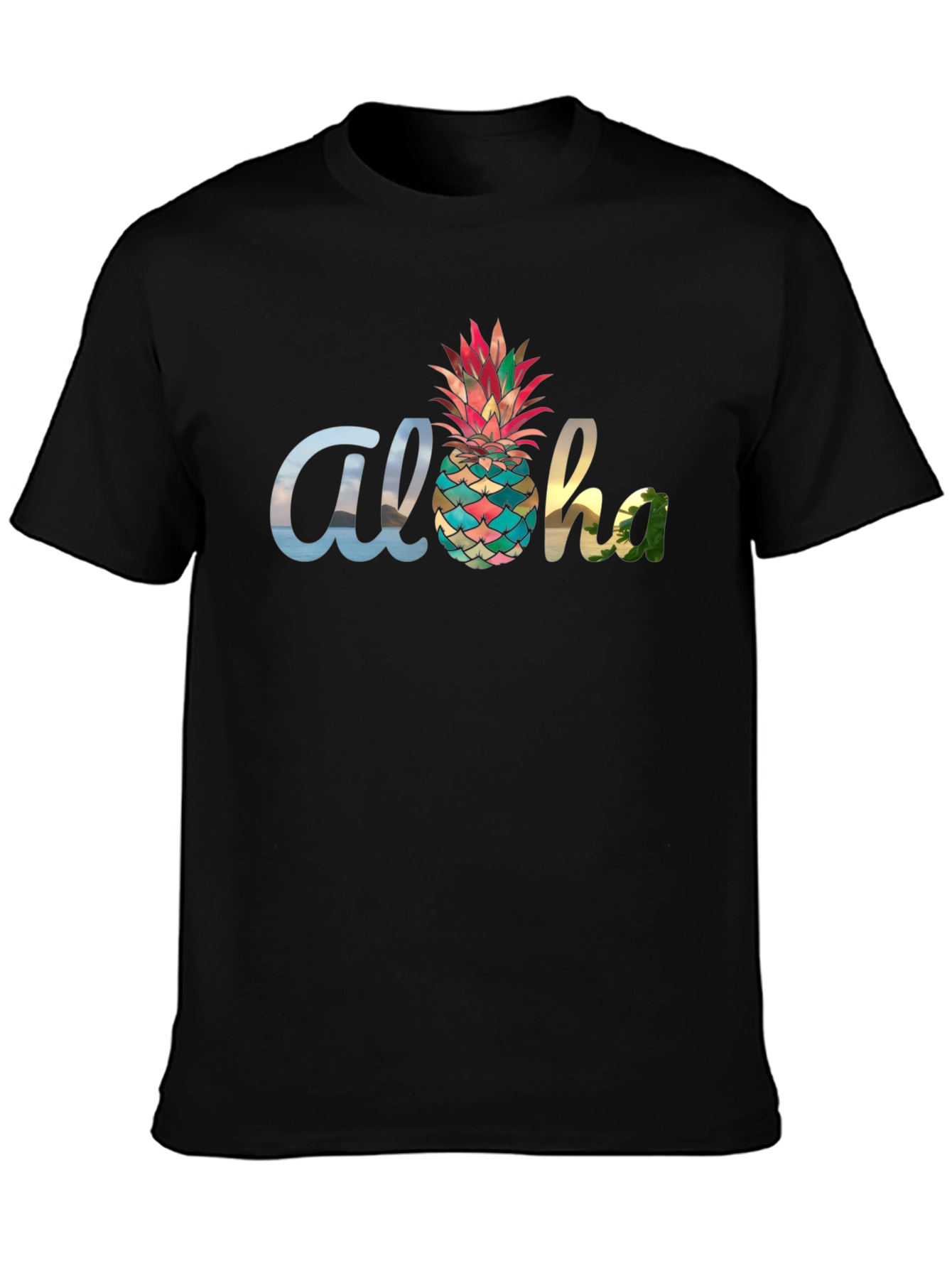 Aloha Pineapple Graphic Tee - Tropical Vibes!