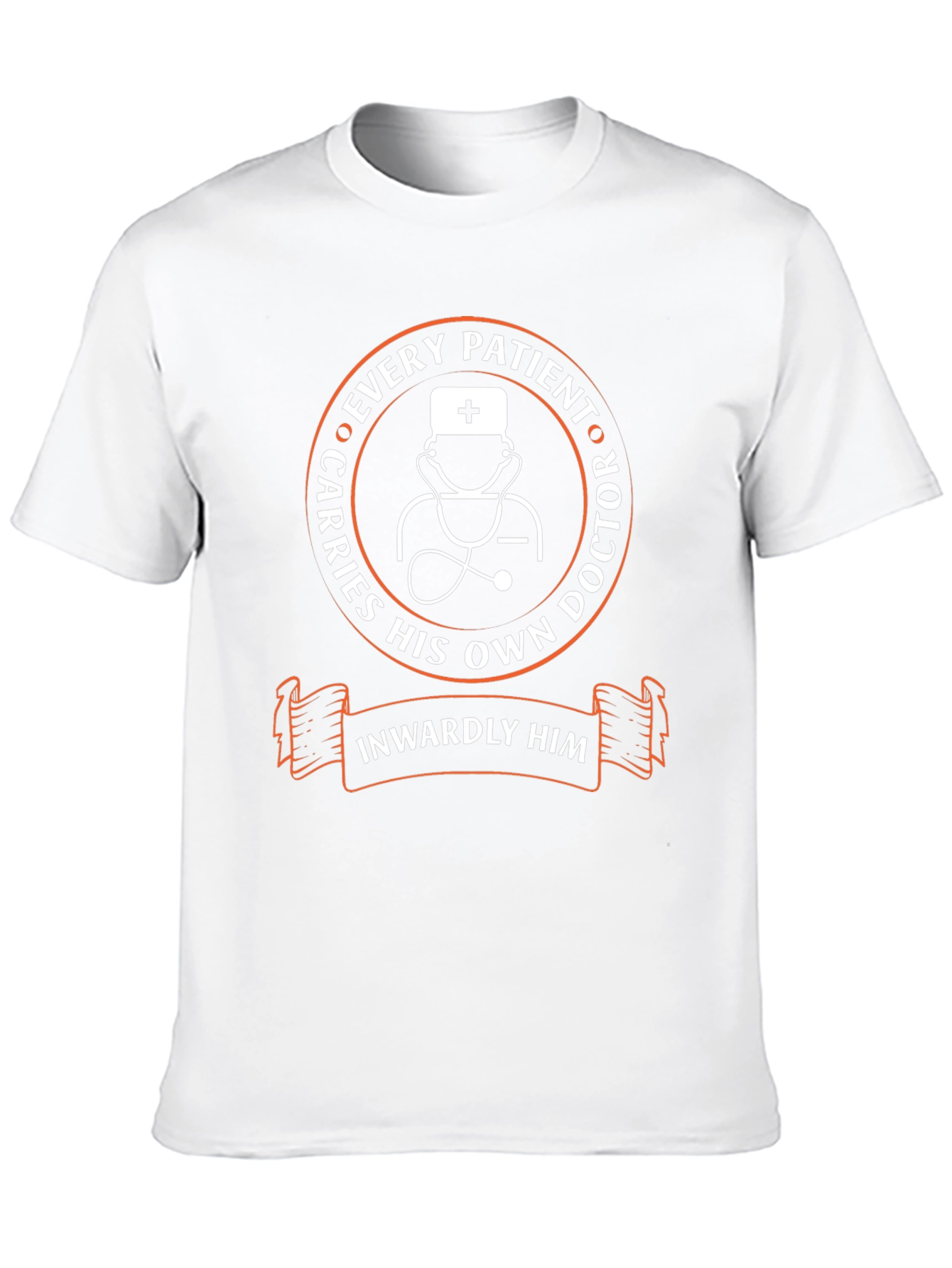 Doctor Graphic Print Black T-Shirt