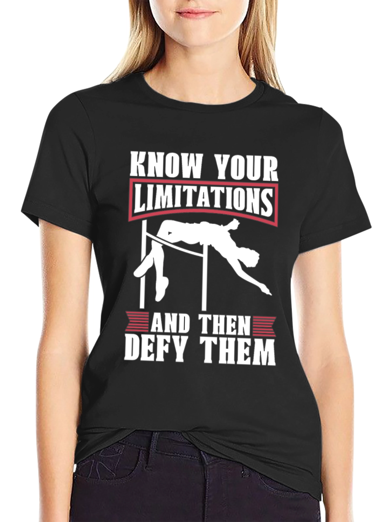 Defy Limits High Jump Graphic Tee
