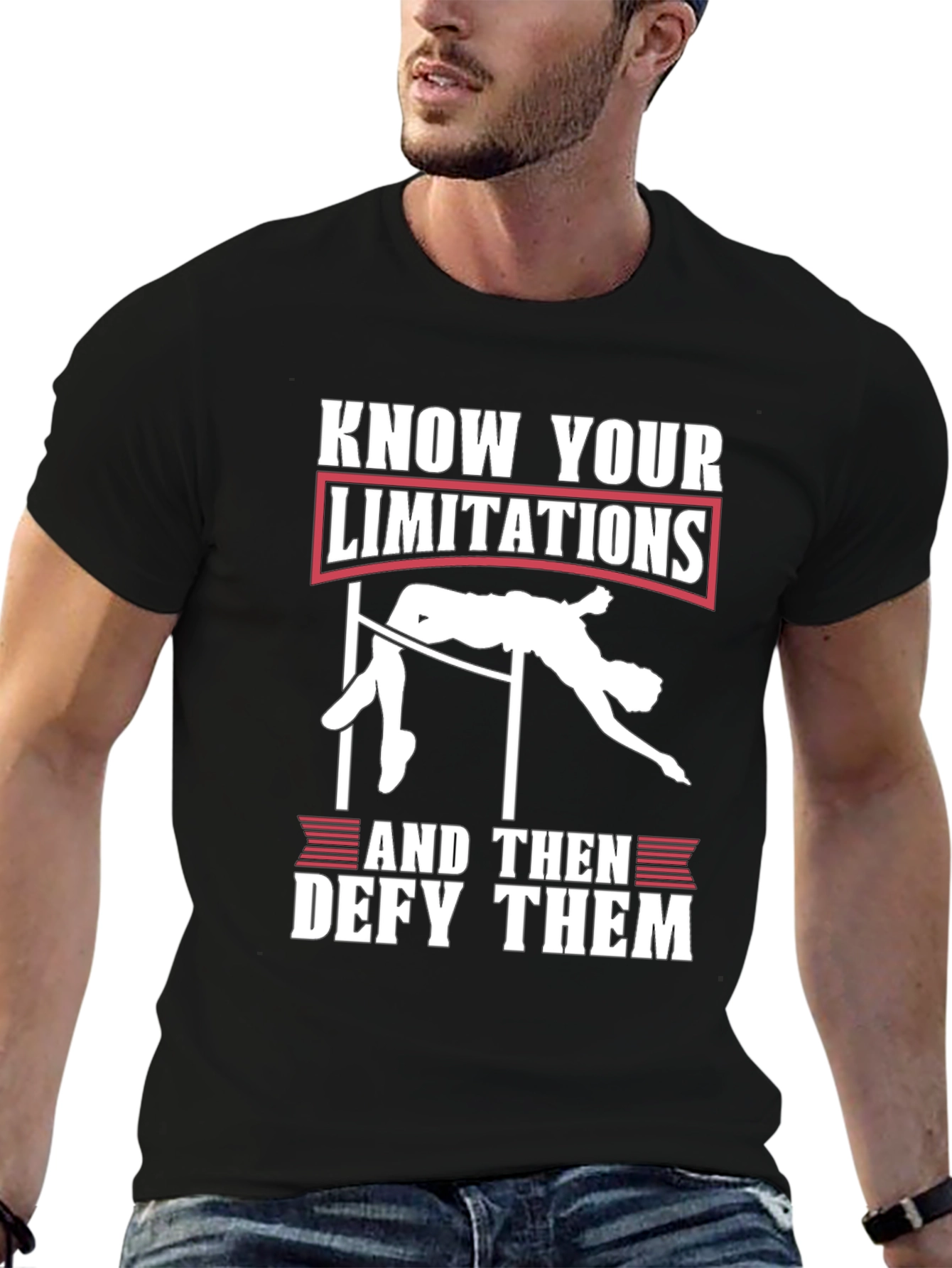Defy Limits High Jump Graphic Tee
