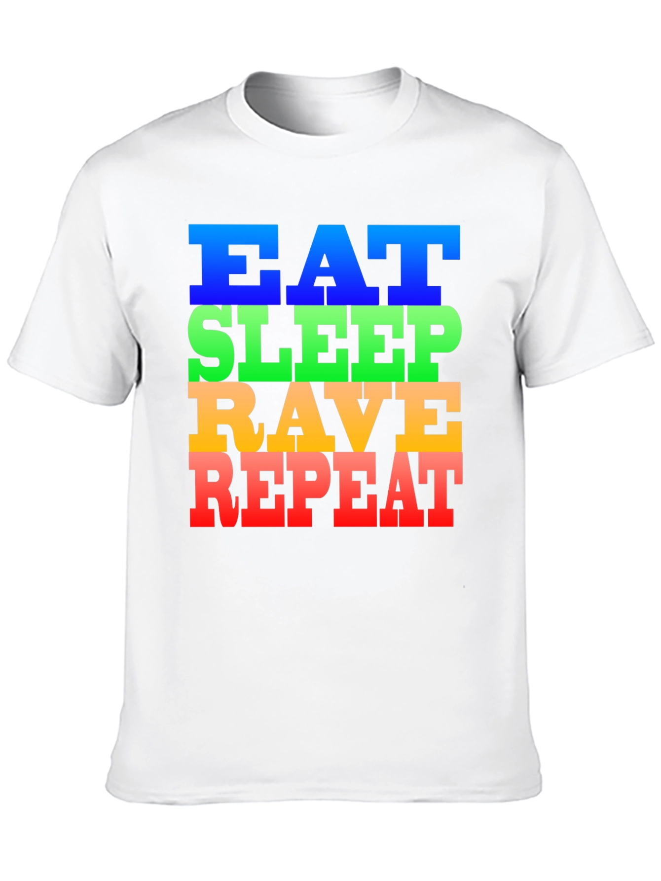 Eat Sleep Rave Repeat Graphic Tee
