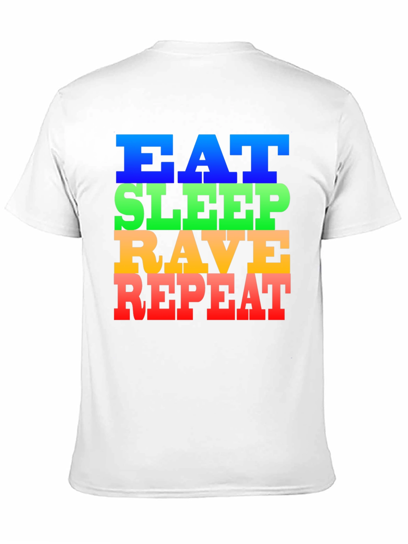 Eat Sleep Rave Repeat Graphic Tee
