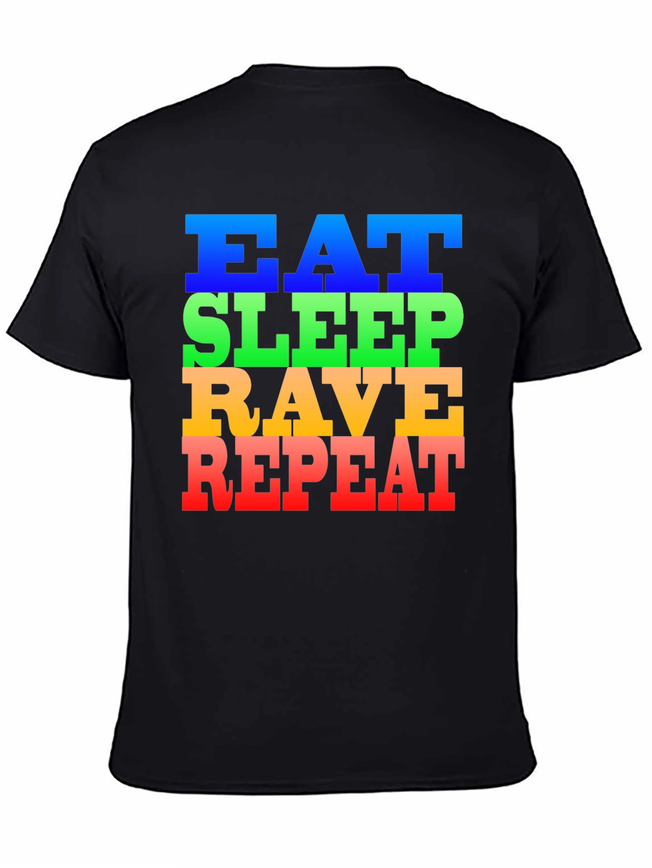 Eat Sleep Rave Repeat Graphic Tee