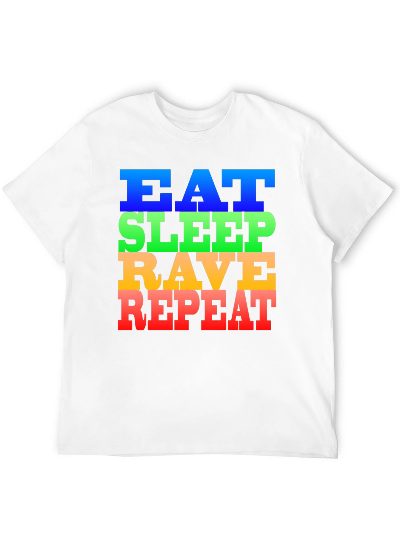 Eat Sleep Rave Repeat Graphic Tee