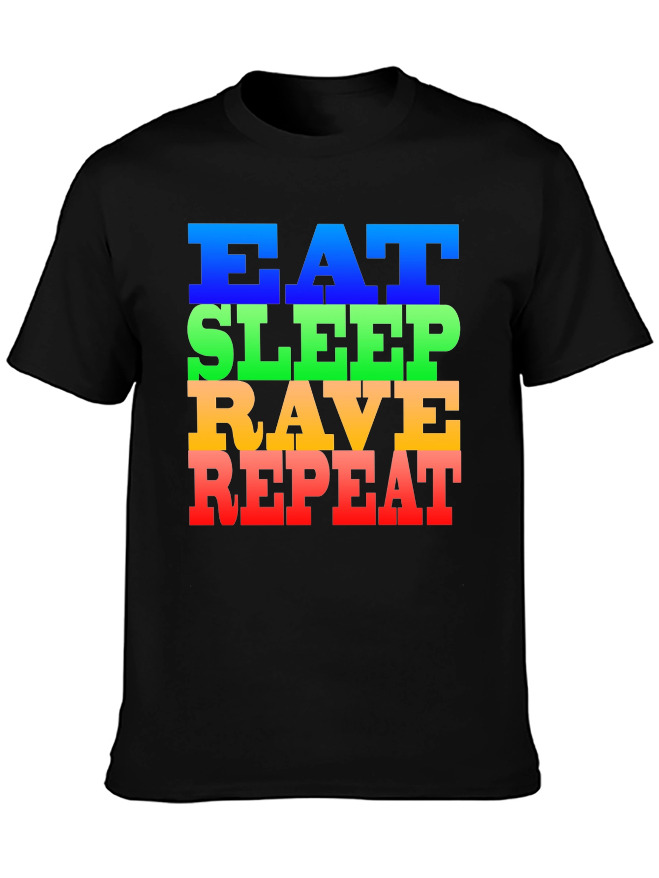 Eat Sleep Rave Repeat Graphic Tee