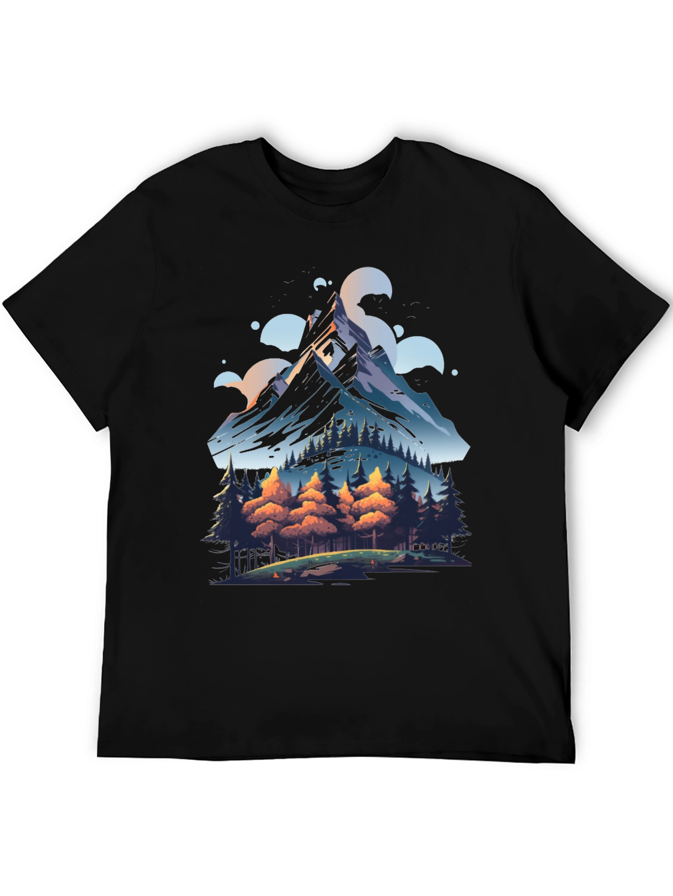 Mountain Forest Graphic Tee - Nature Lovers Shirt