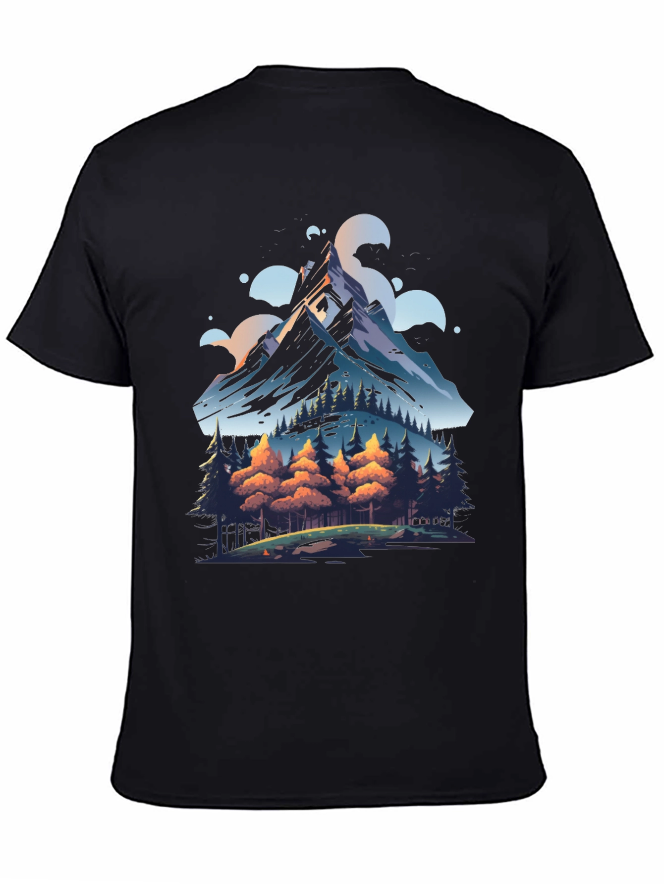 Mountain Forest Graphic Tee - Nature Lovers Shirt