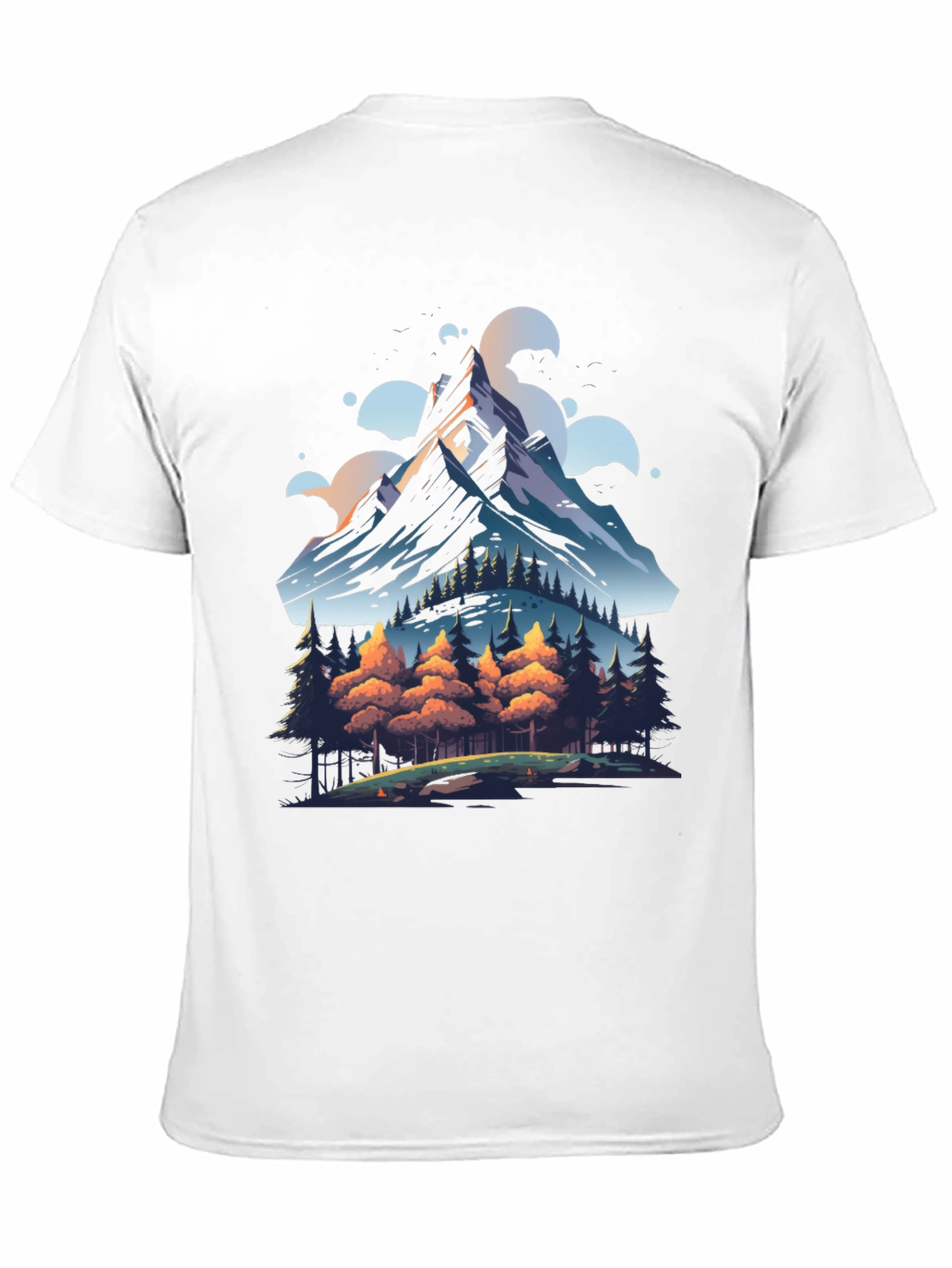 Mountain Forest Graphic Tee - Nature Lovers Shirt
