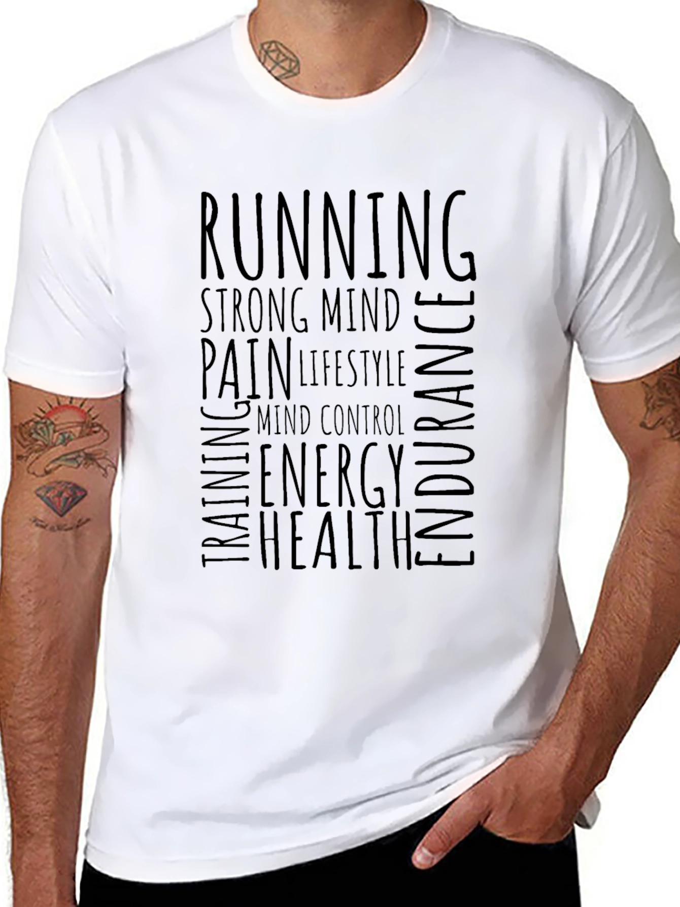 Running Motivation Graphic T-Shirt