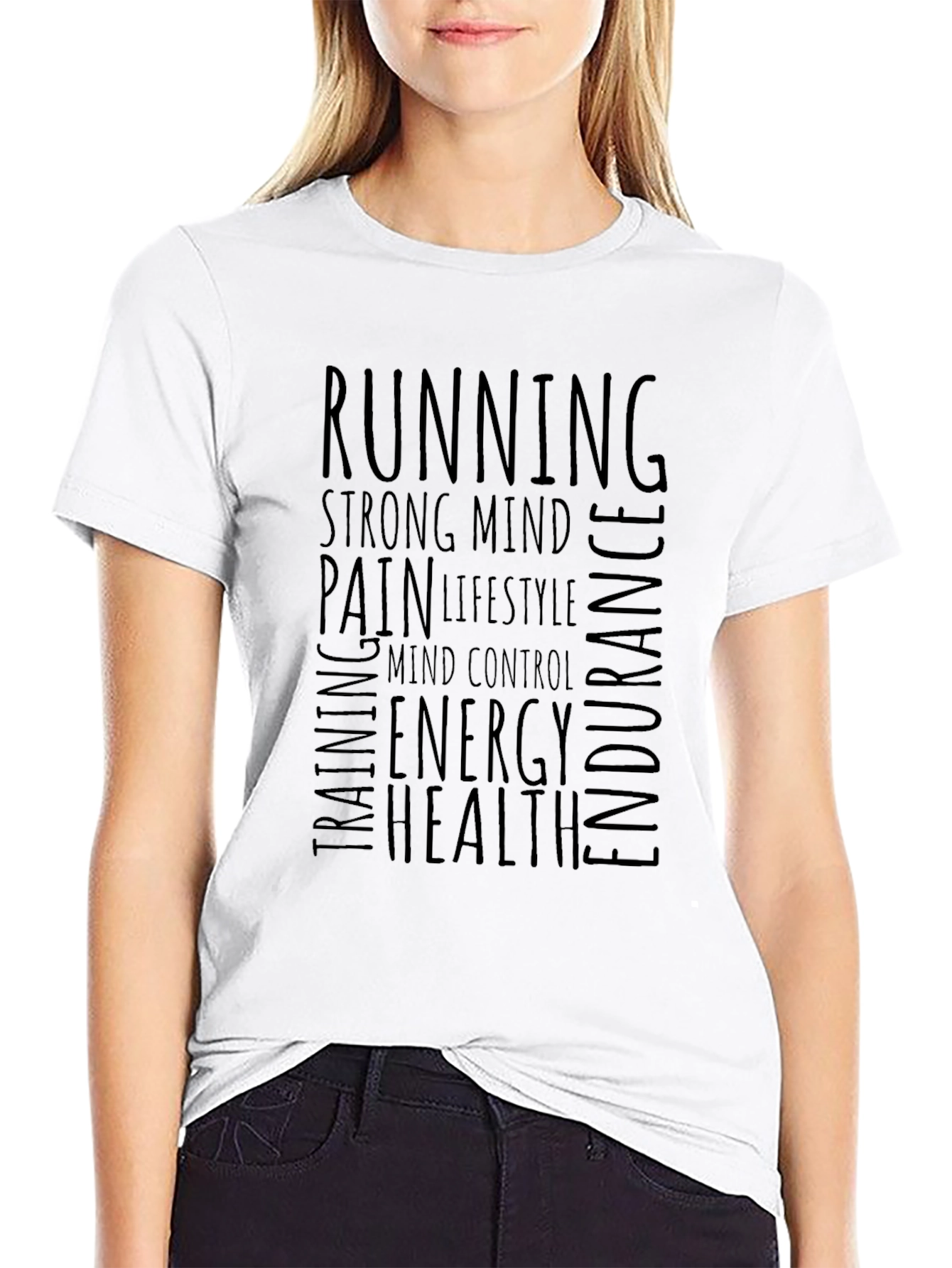Running Motivation Graphic T-Shirt