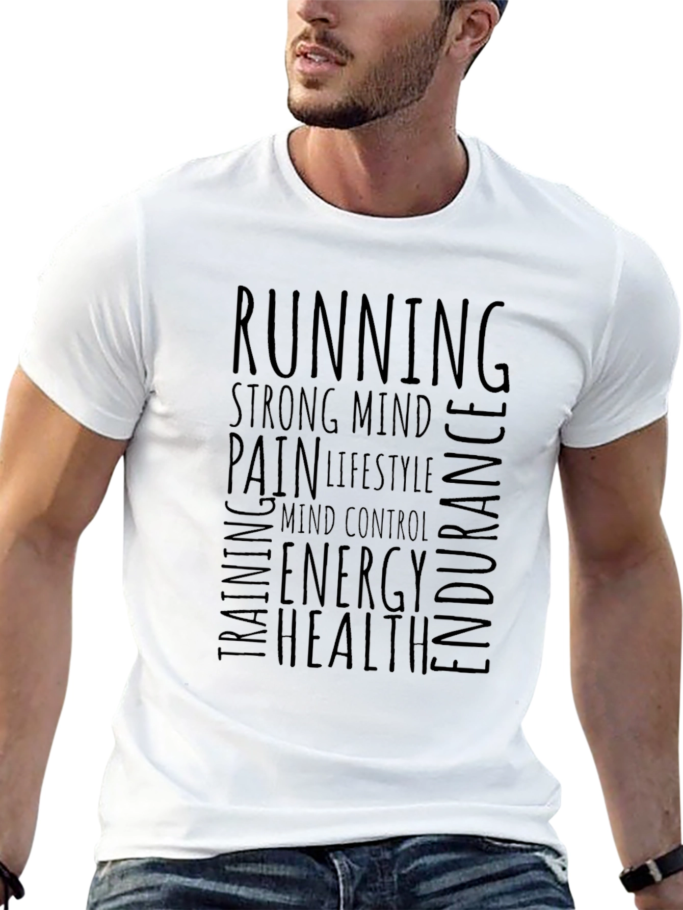 Running Motivation Graphic T-Shirt