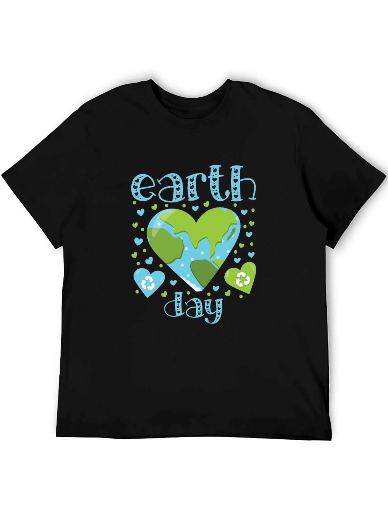 Earth Day T-Shirt Planet Heart Design