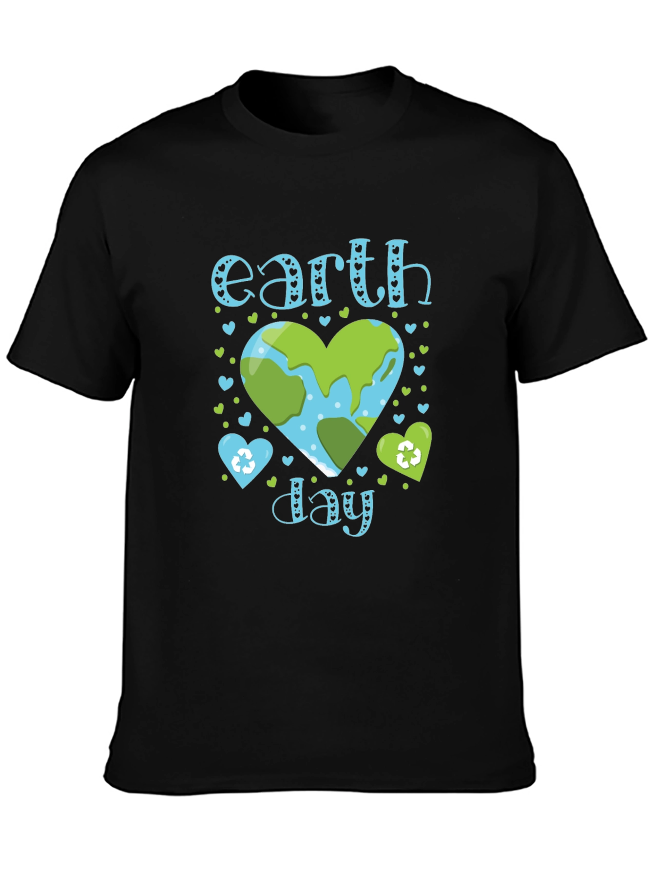 Earth Day T-Shirt Planet Heart Design