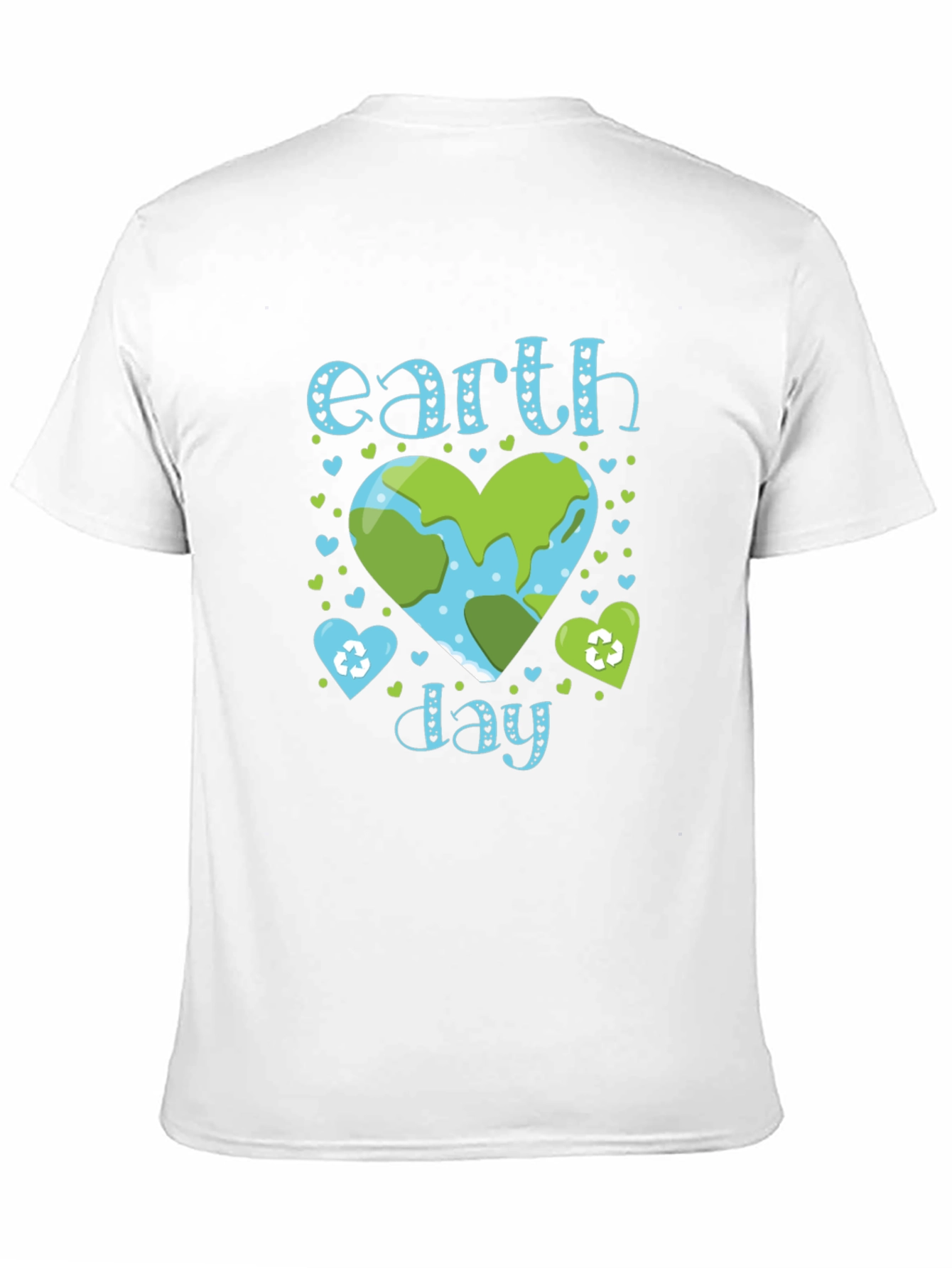 Earth Day T-Shirt Planet Heart Design