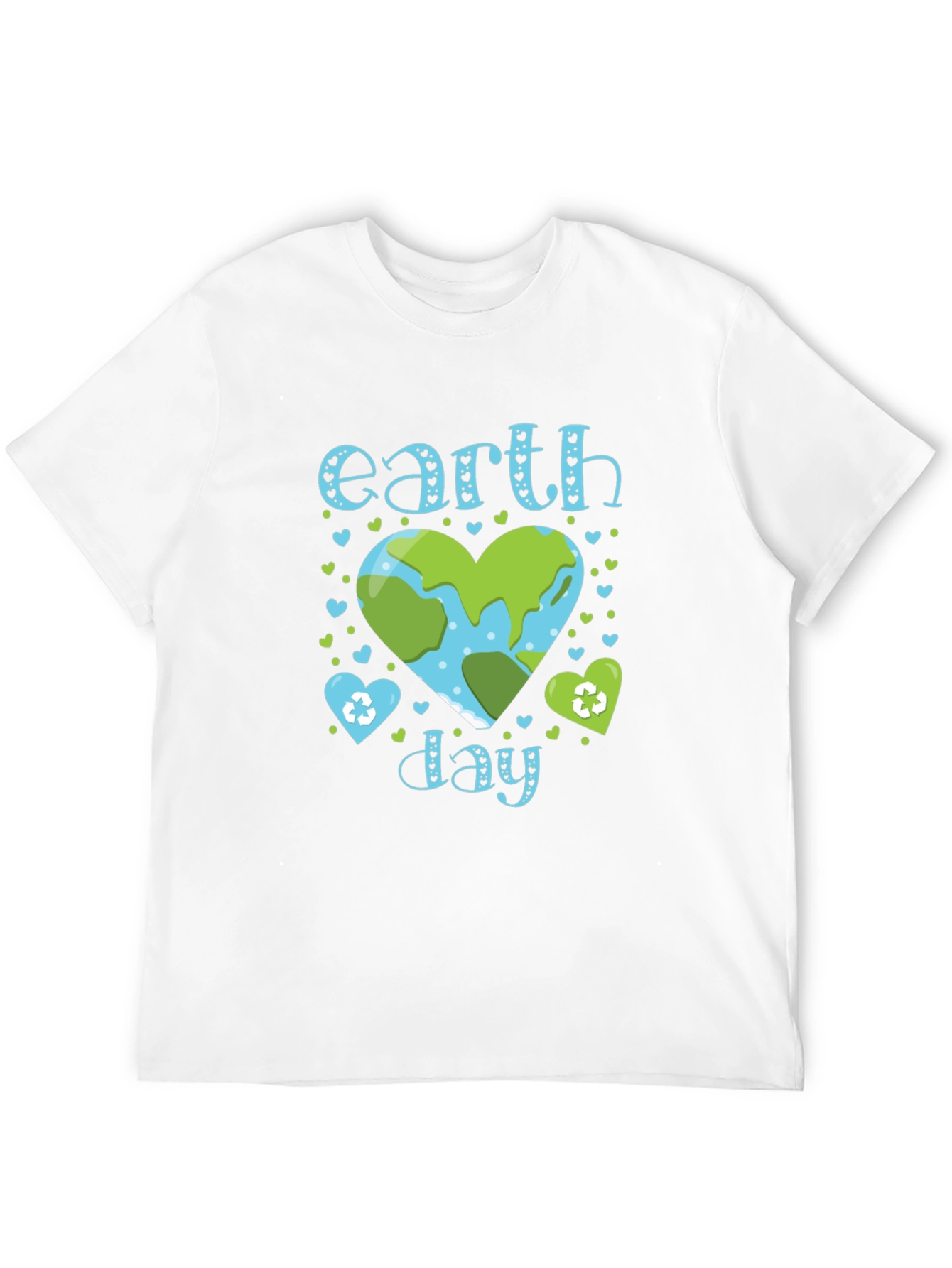 Earth Day T-Shirt Planet Heart Design