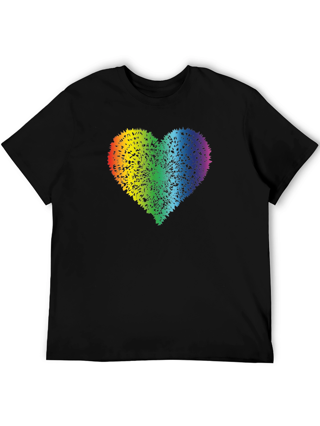 Rainbow Heart Graphic Tee - Prideful Style