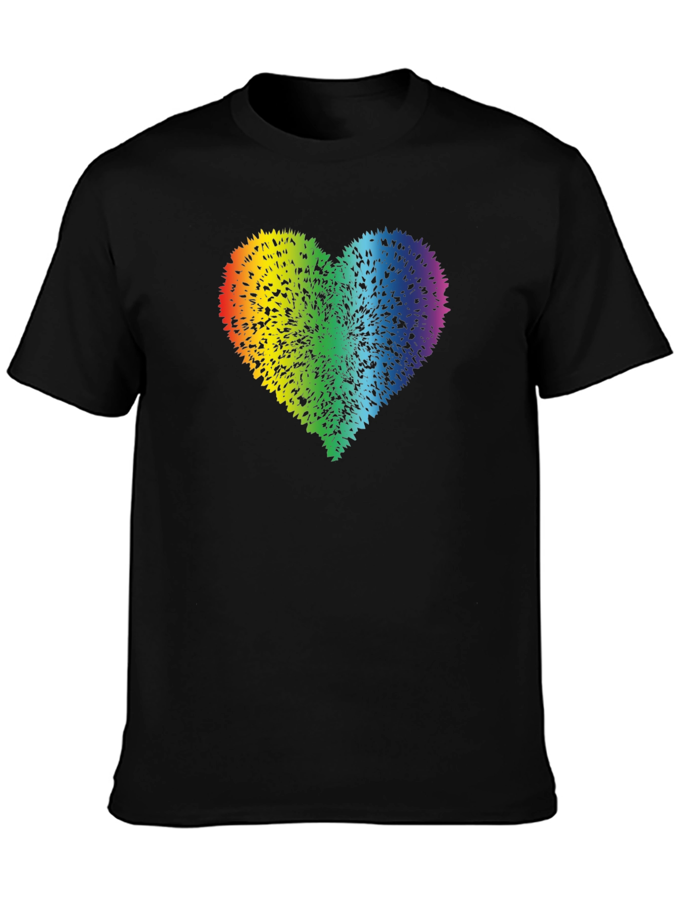 Rainbow Heart Graphic Tee - Prideful Style