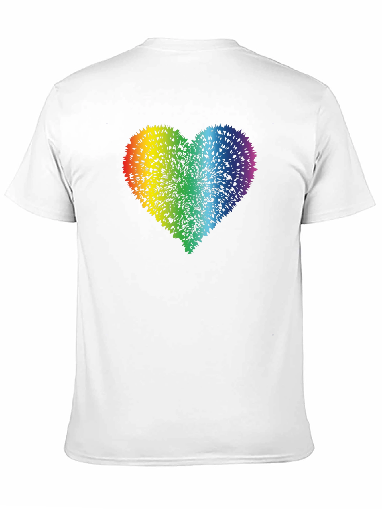 Rainbow Heart Graphic Tee - Prideful Style
