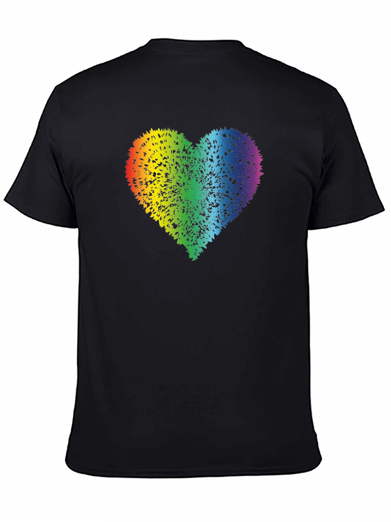 Rainbow Heart Graphic Tee - Prideful Style