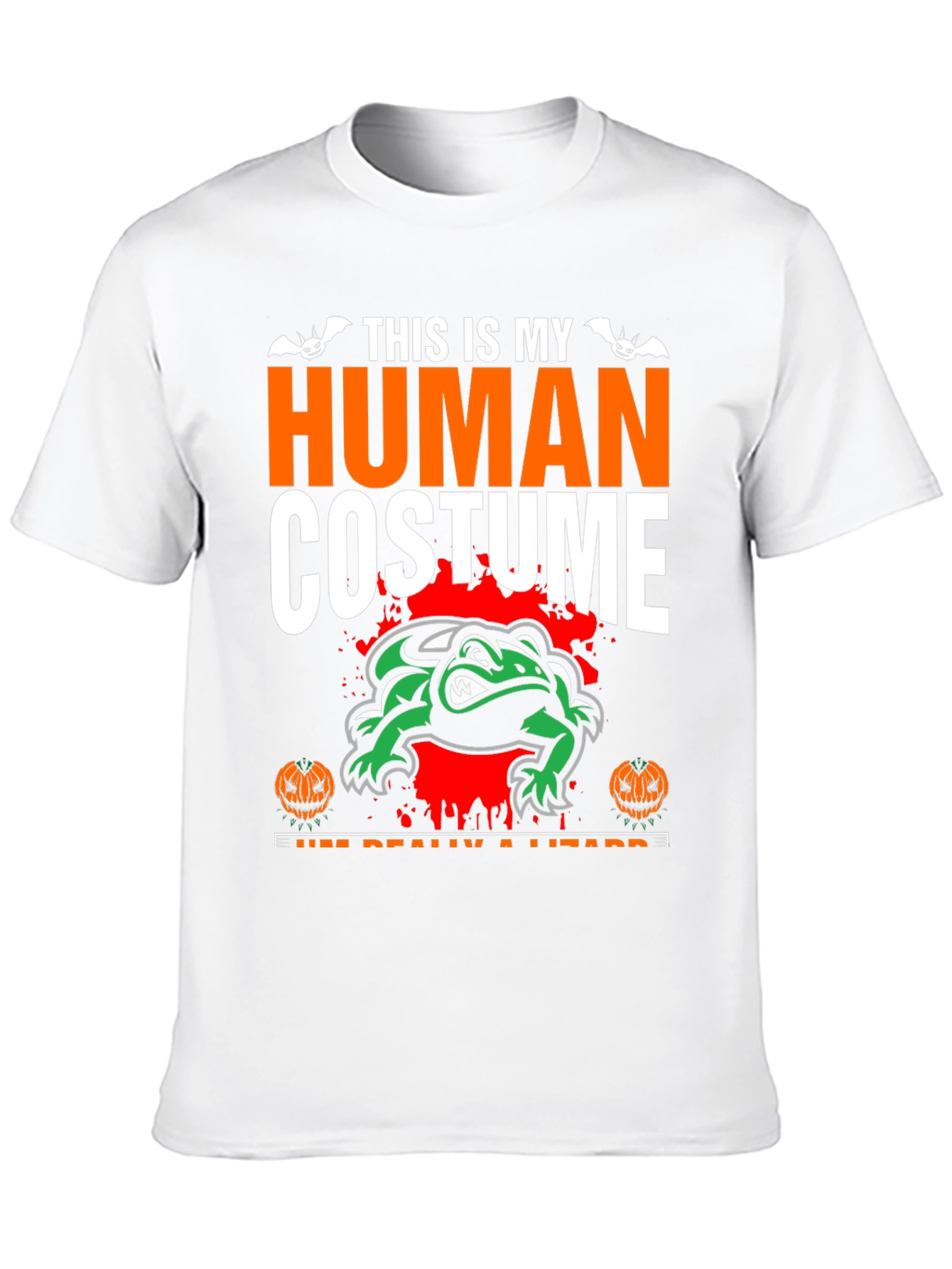 Funny Lizard Costume T-Shirt: Halloween Party Tee