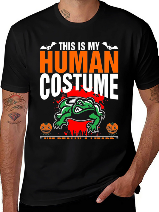 Funny Lizard Costume T-Shirt: Halloween Party Tee