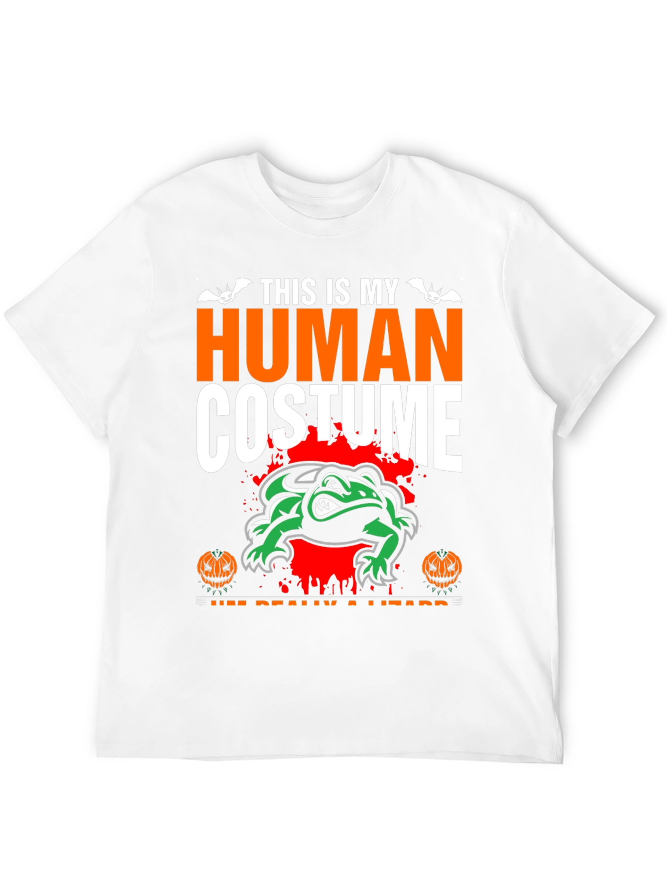 Funny Lizard Costume T-Shirt: Halloween Party Tee