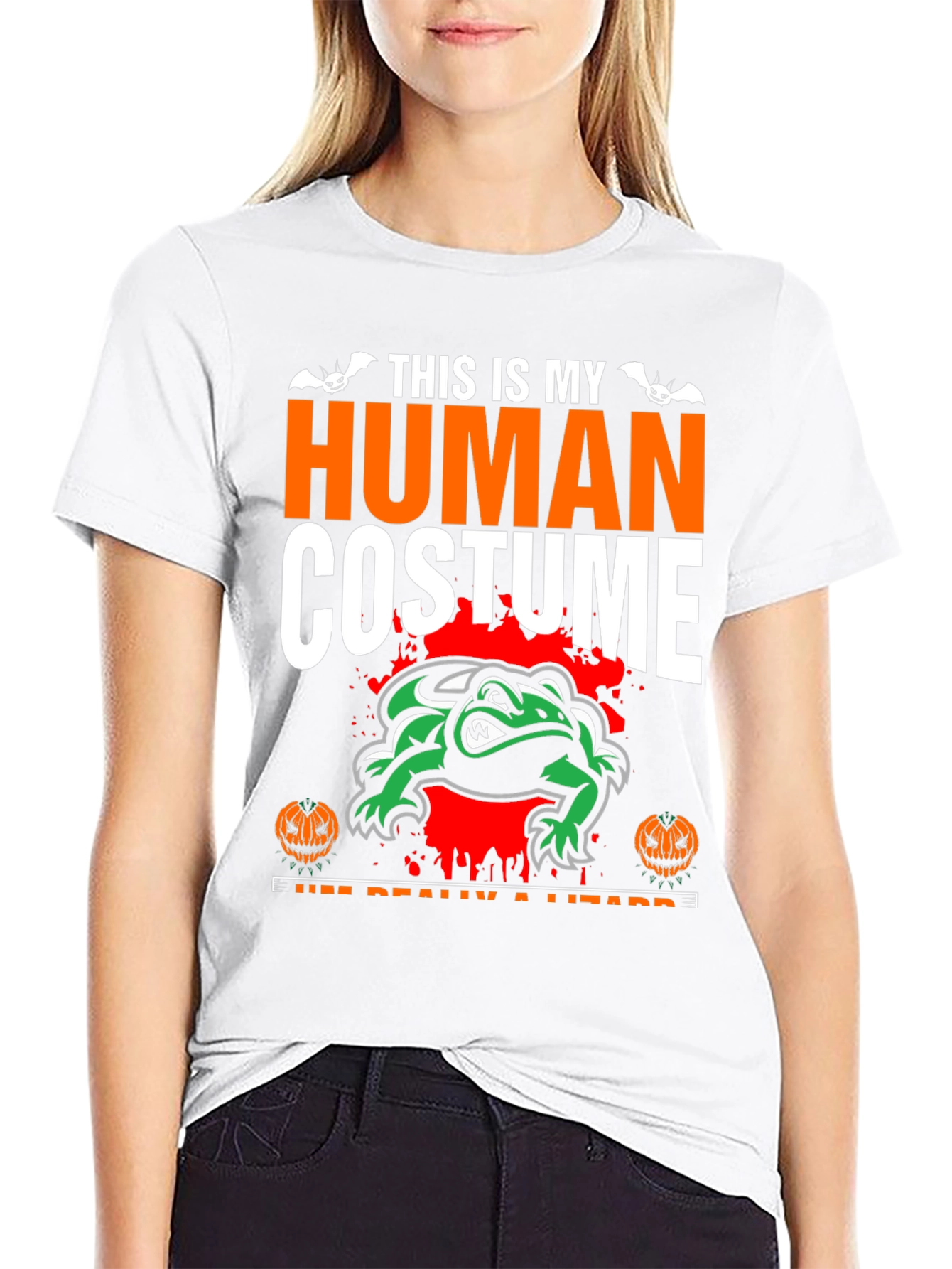 Funny Lizard Costume T-Shirt: Halloween Party Tee