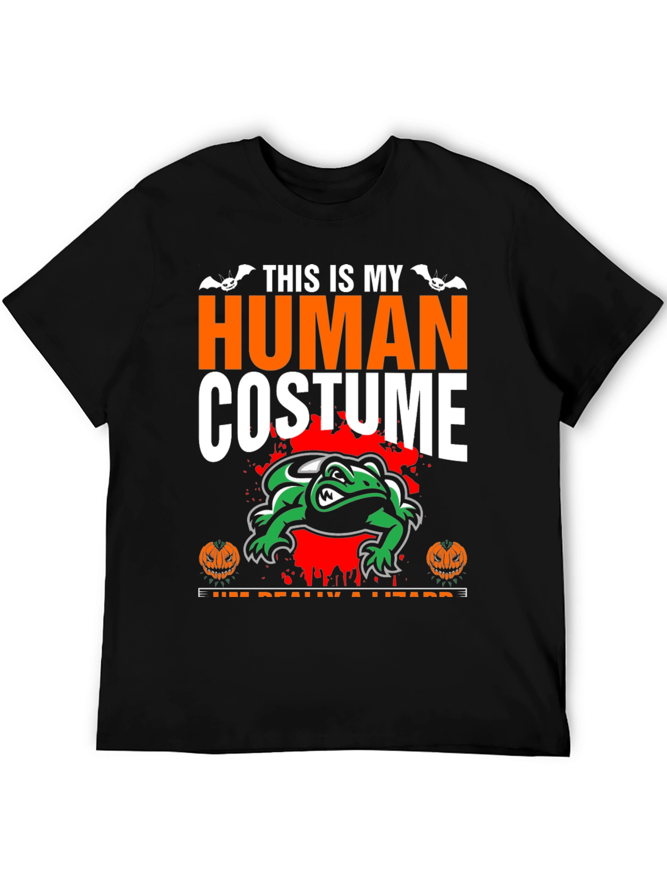 Funny Lizard Costume T-Shirt: Halloween Party Tee