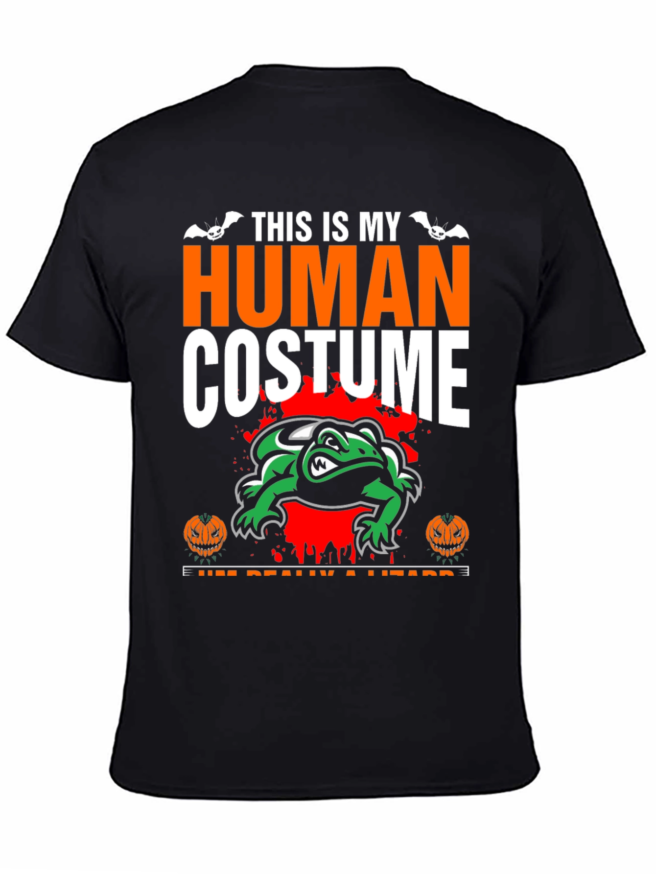 Funny Lizard Costume T-Shirt: Halloween Party Tee