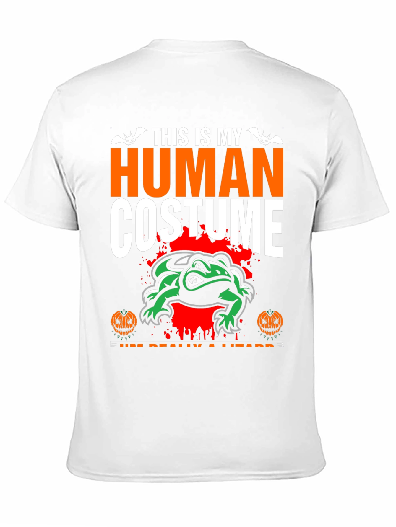 Funny Lizard Costume T-Shirt: Halloween Party Tee