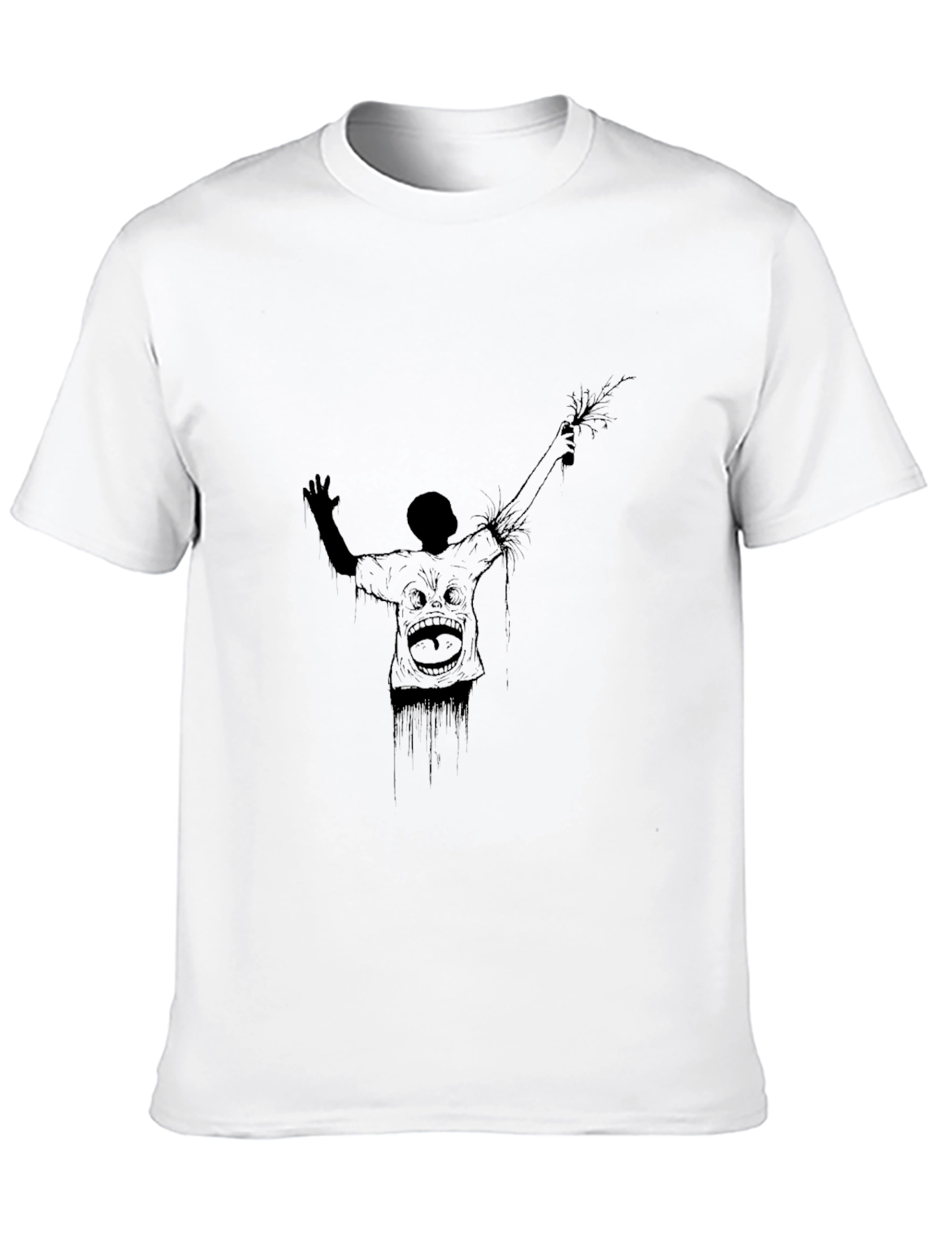 Zombie Graphic Black T-Shirt