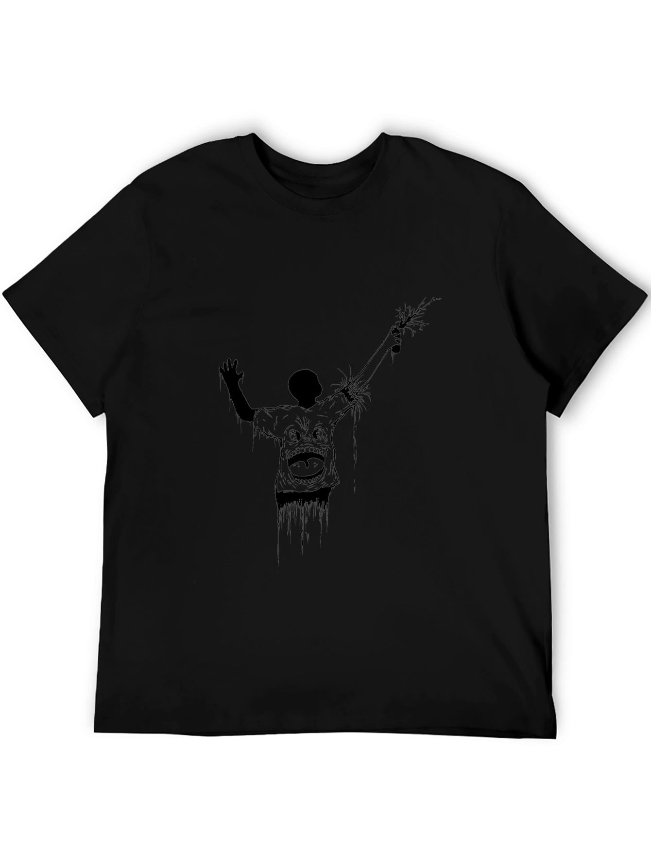 Zombie Graphic Black T-Shirt