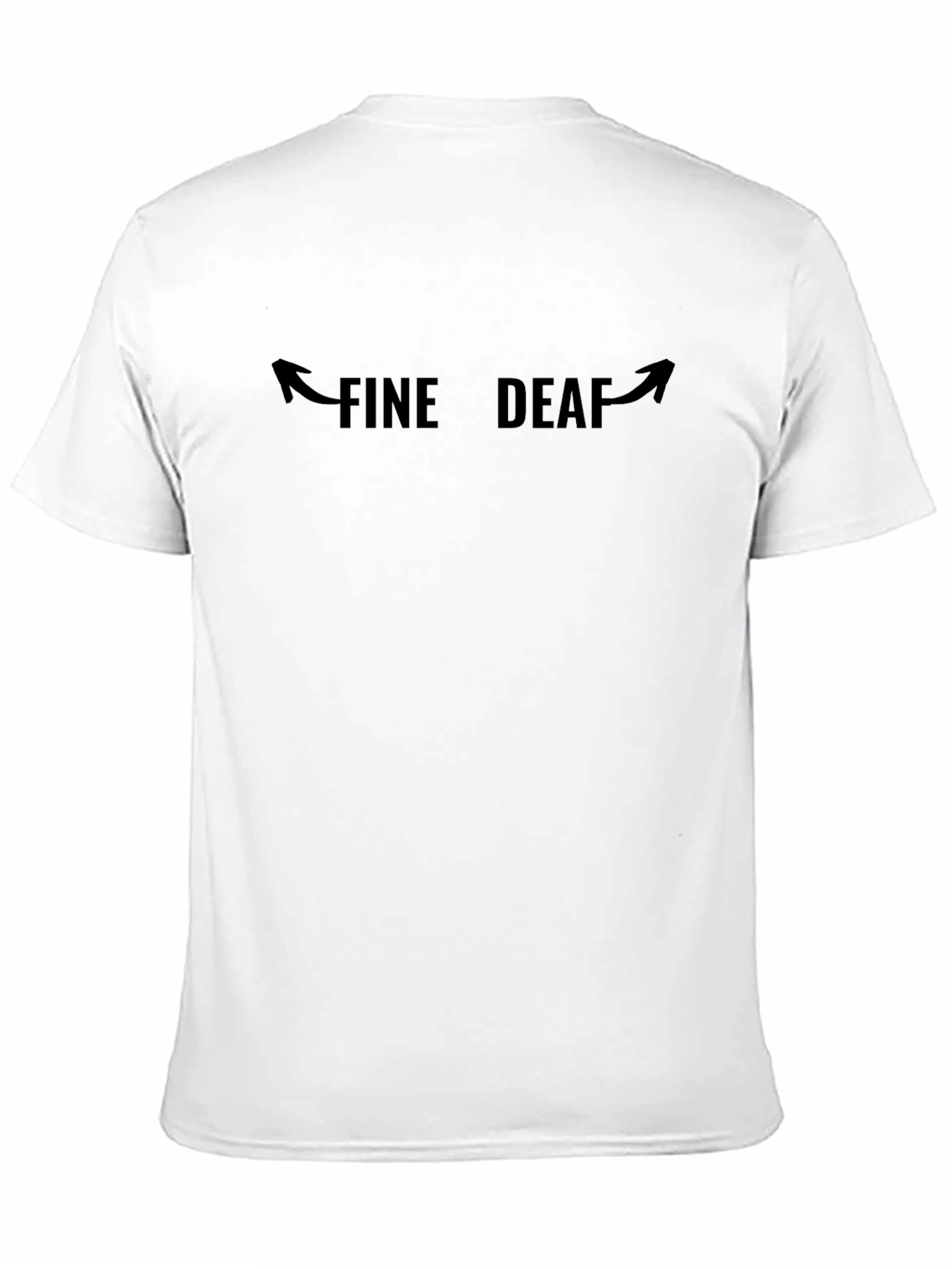 Fine Deaf T-Shirt - Arrow Design