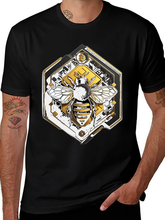 Bitcoin Bee T-Shirt - Crypto Currency Graphic Tee