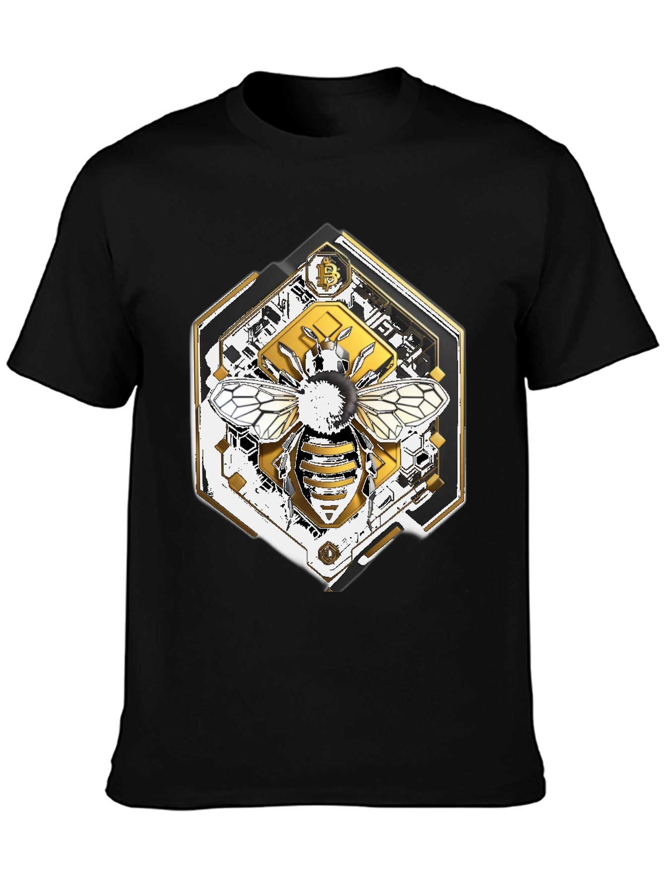 Bitcoin Bee T-Shirt - Crypto Currency Graphic Tee