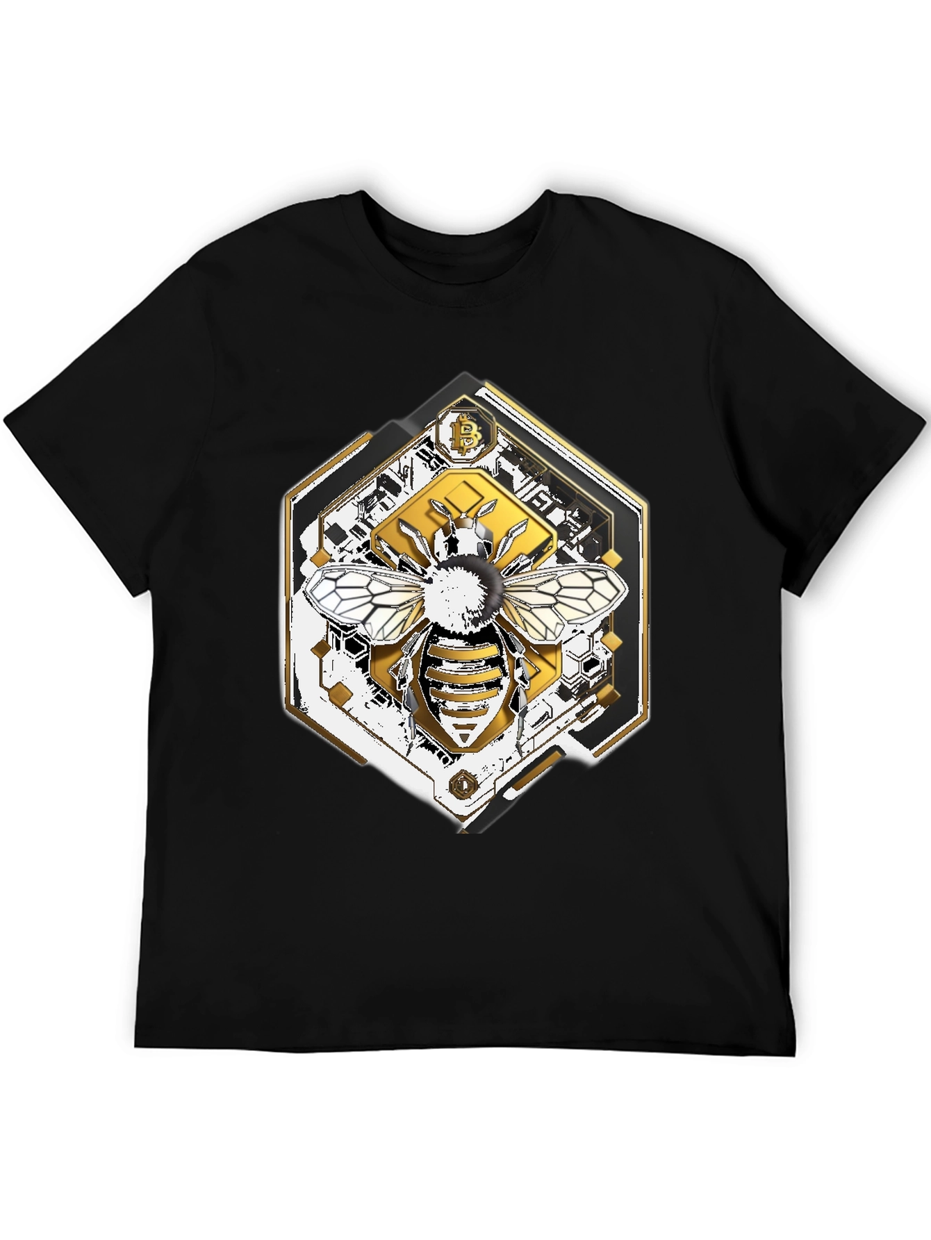 Bitcoin Bee T-Shirt - Crypto Currency Graphic Tee