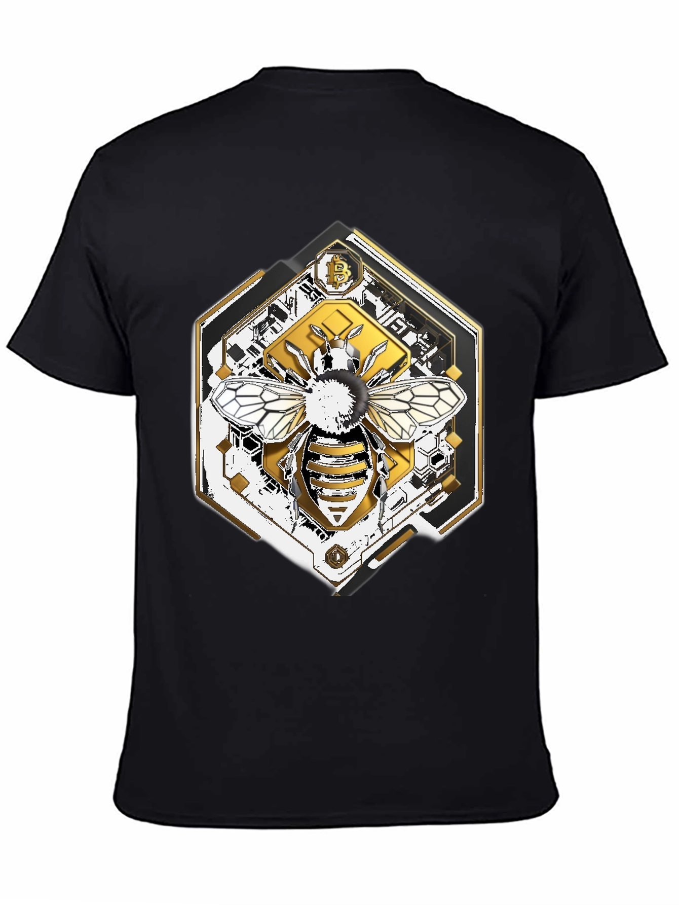 Bitcoin Bee T-Shirt - Crypto Currency Graphic Tee