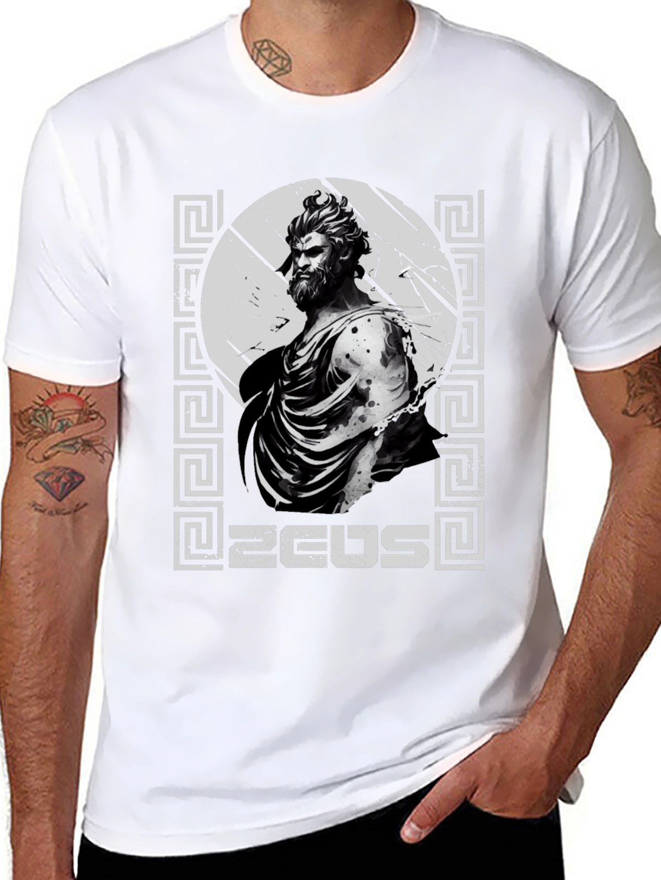 Zeus Graphic T-Shirt - Greek Mythology Tee