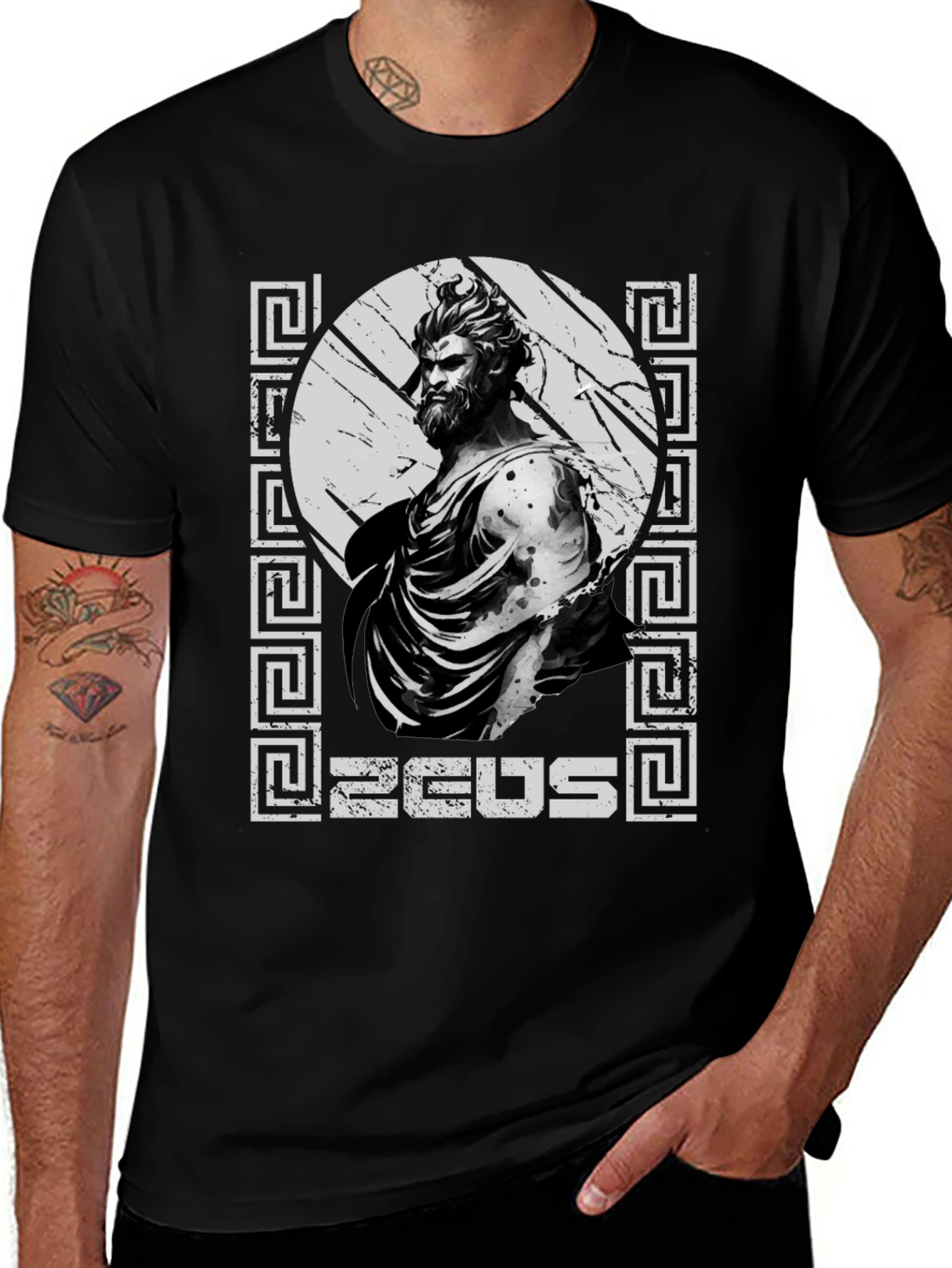 Zeus Graphic T-Shirt - Greek Mythology Tee