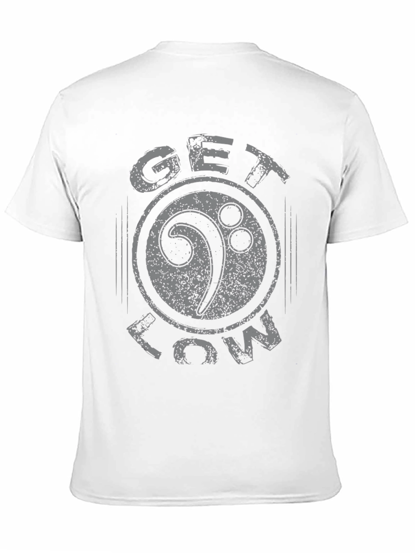 Get Low Bass Clef Graphic Tee - Black