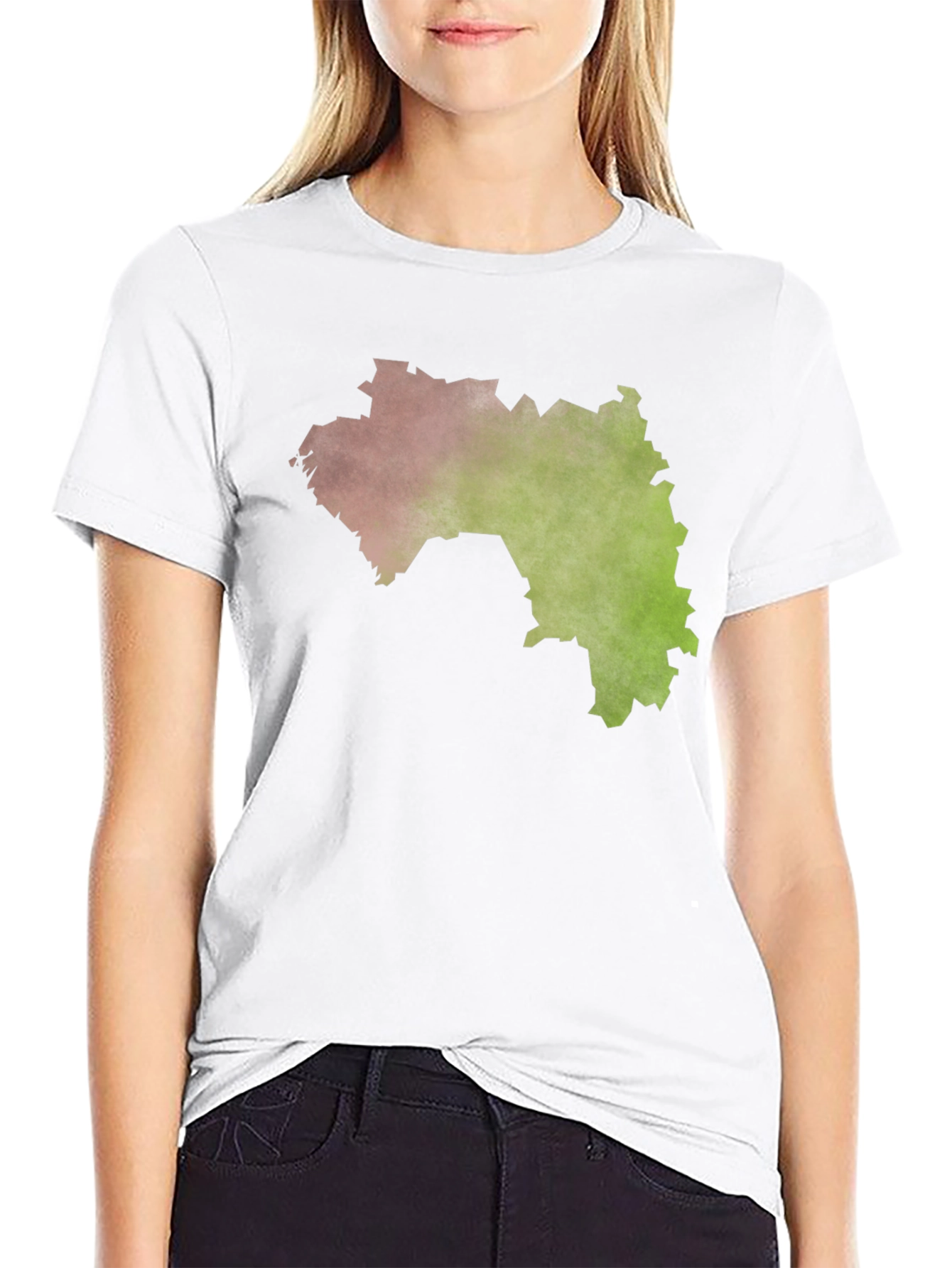 Guinea Map T-Shirt - Unique Country Design