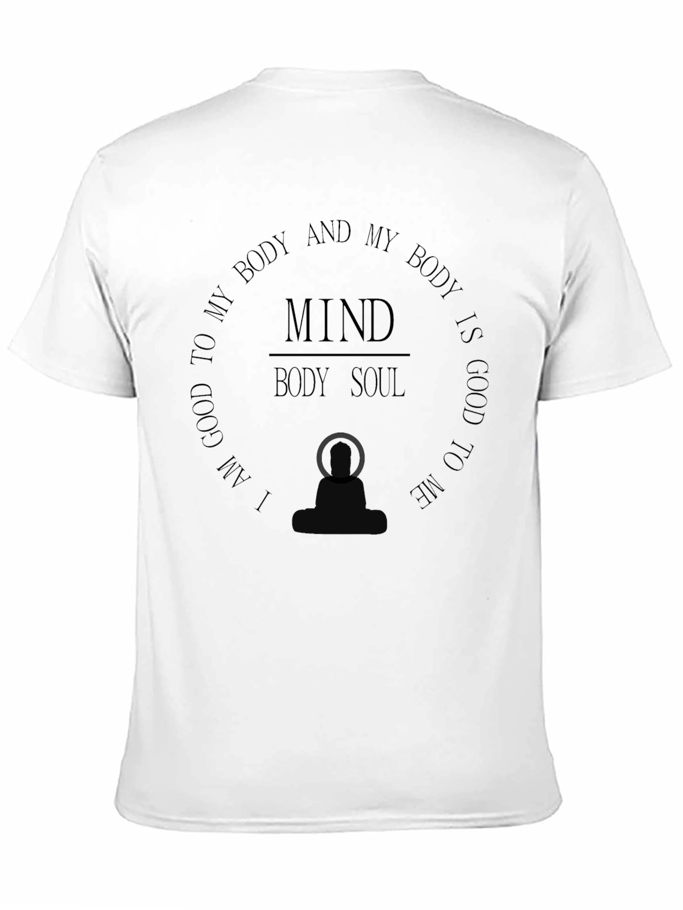 Mind Body Soul Graphic Tee - Wellness T-Shirt