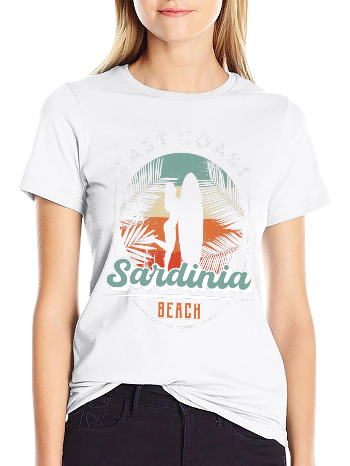 East Coast Sardinia Beach T-Shirt