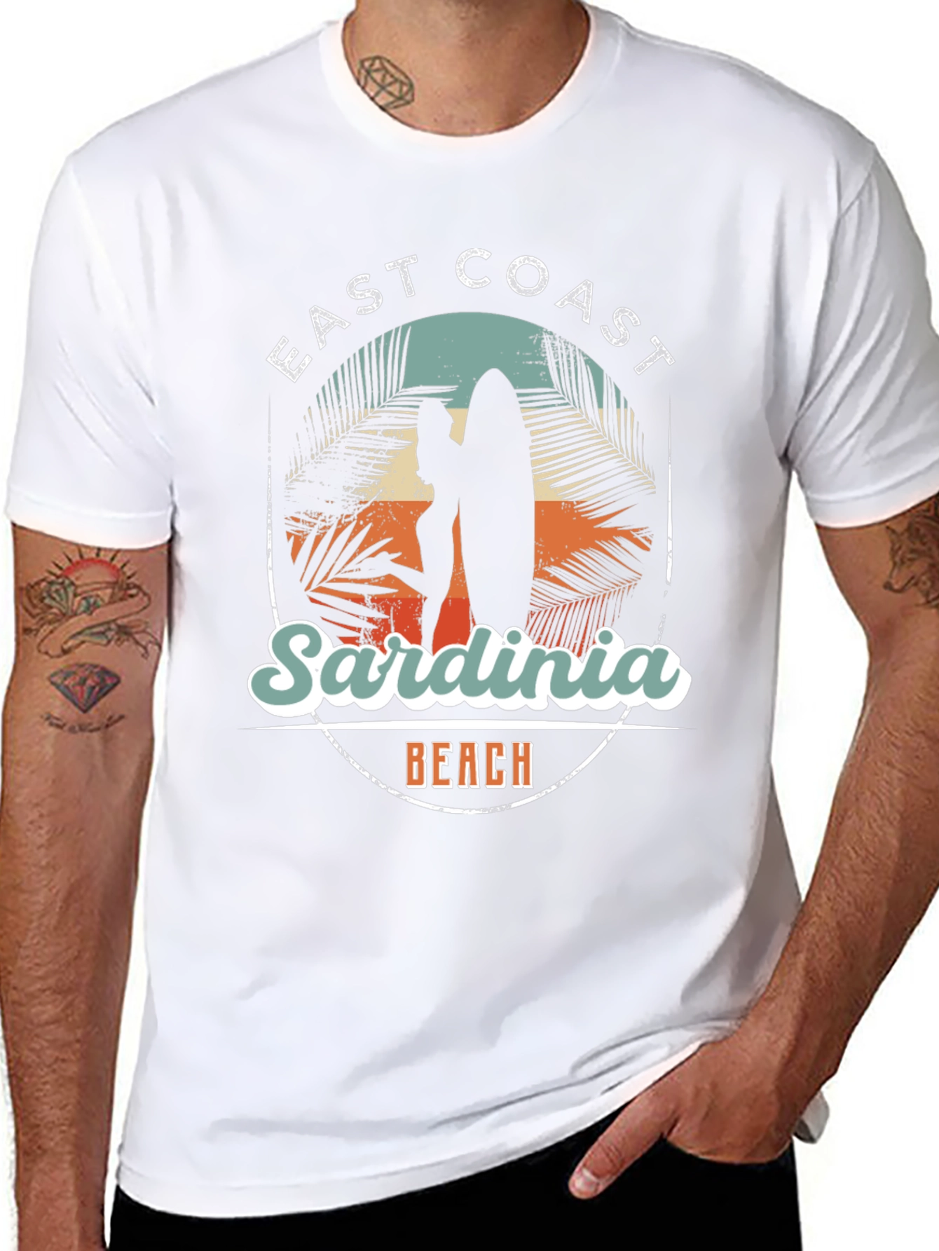 East Coast Sardinia Beach T-Shirt