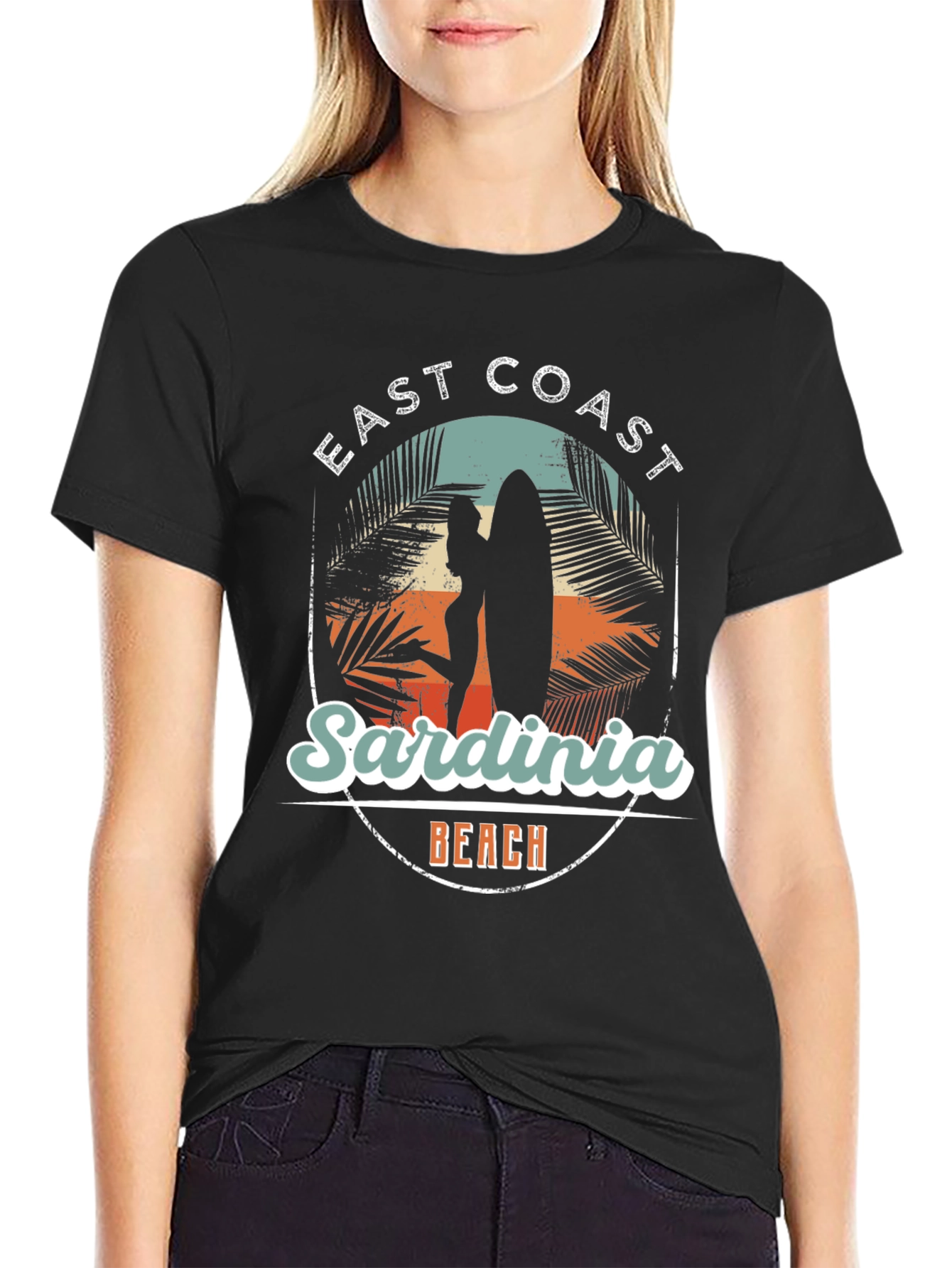 East Coast Sardinia Beach T-Shirt