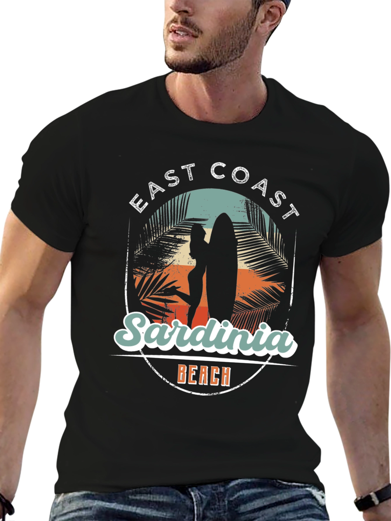 East Coast Sardinia Beach T-Shirt