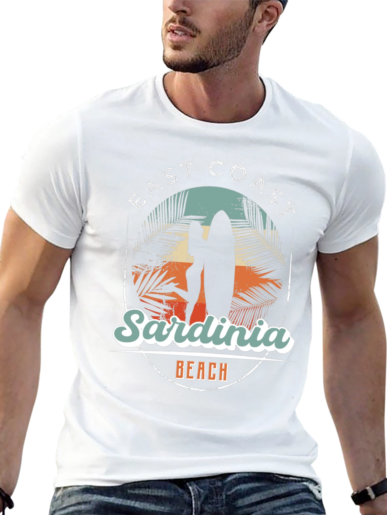 East Coast Sardinia Beach T-Shirt