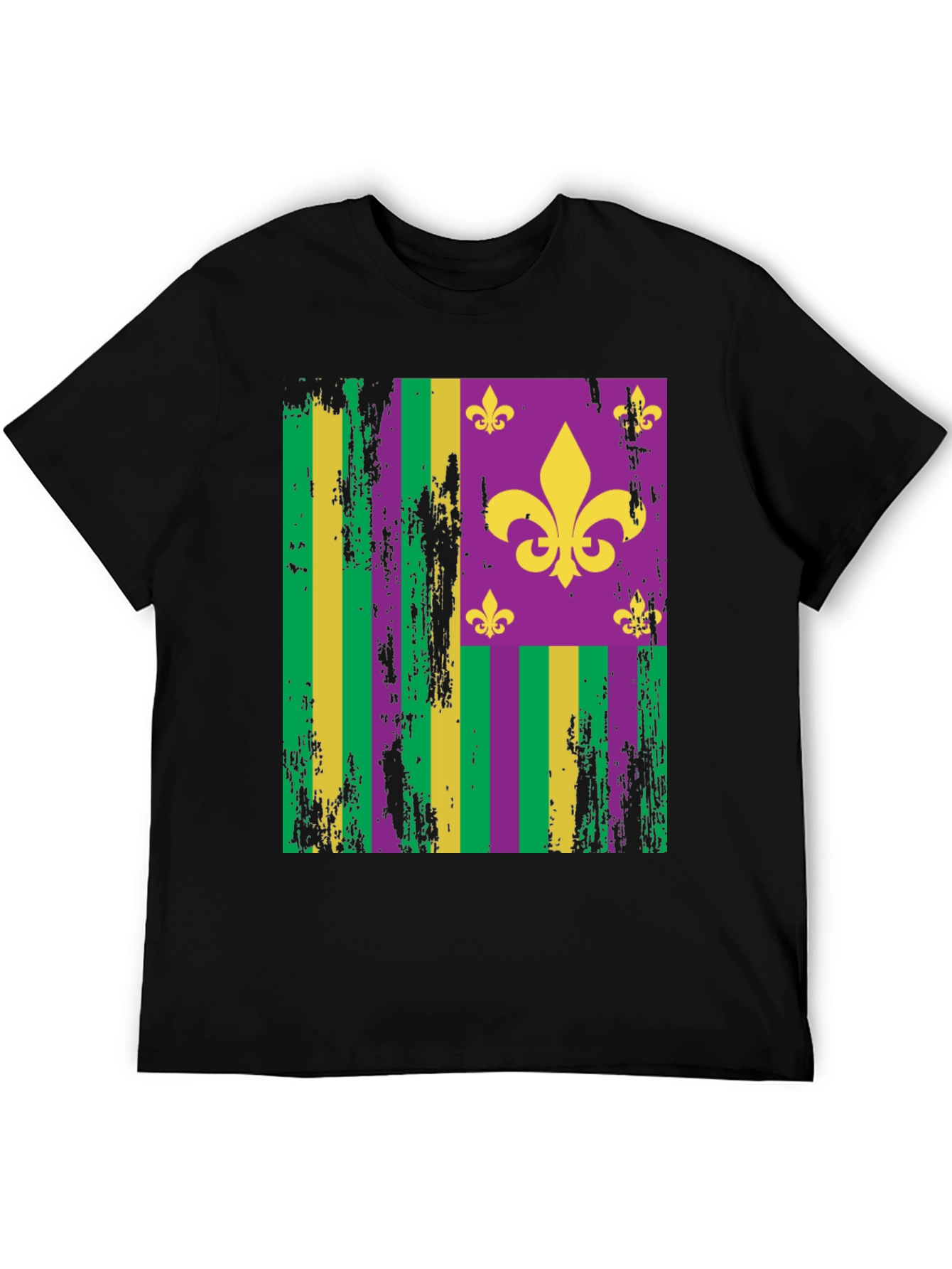 Mardi Gras Fleur-de-lis Graphic Tee
