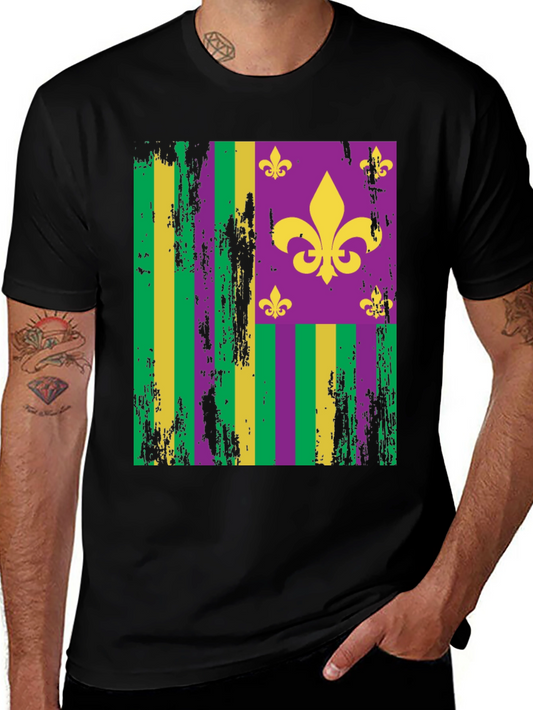 Mardi Gras Fleur-de-lis Graphic Tee