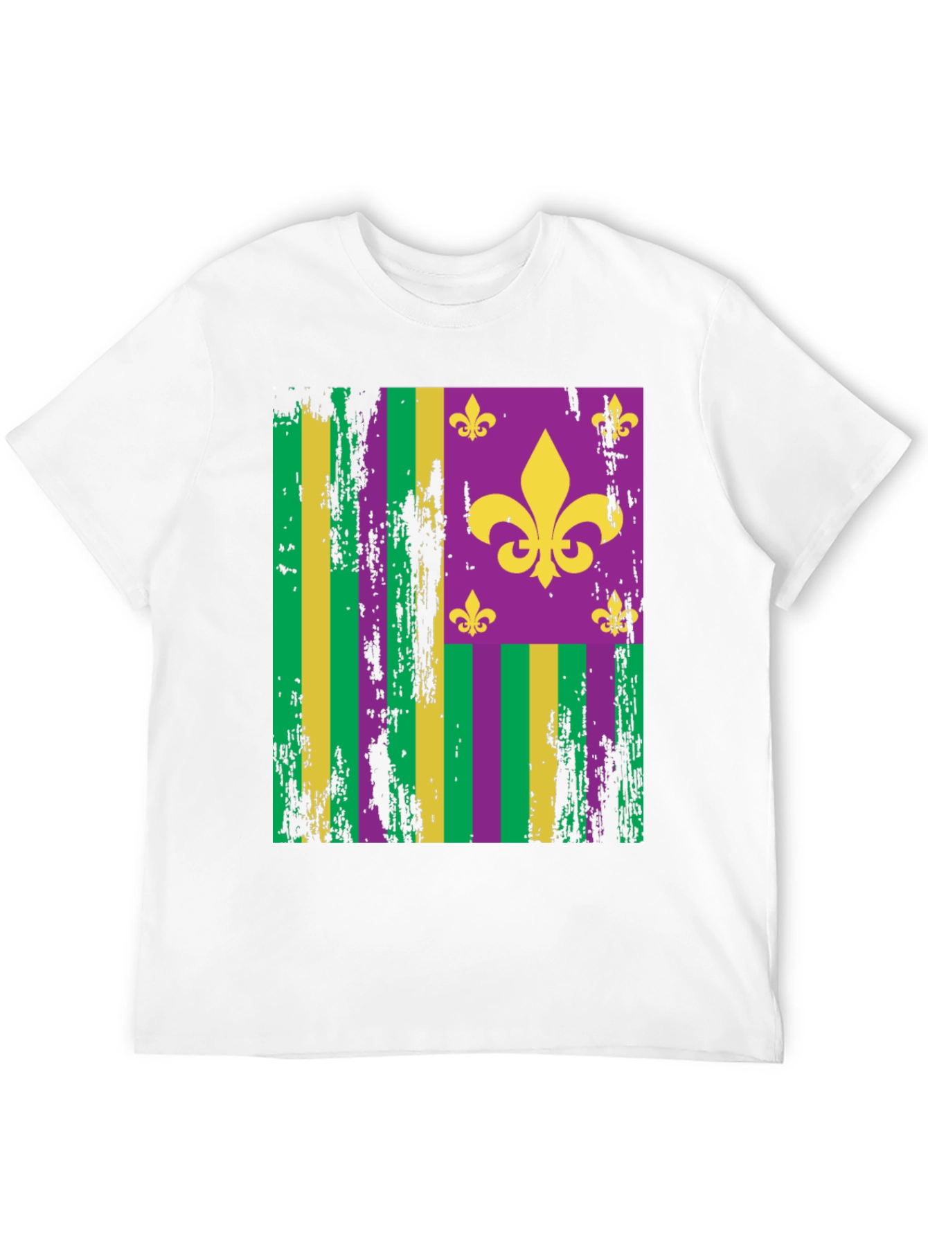 Mardi Gras Fleur-de-lis Graphic Tee